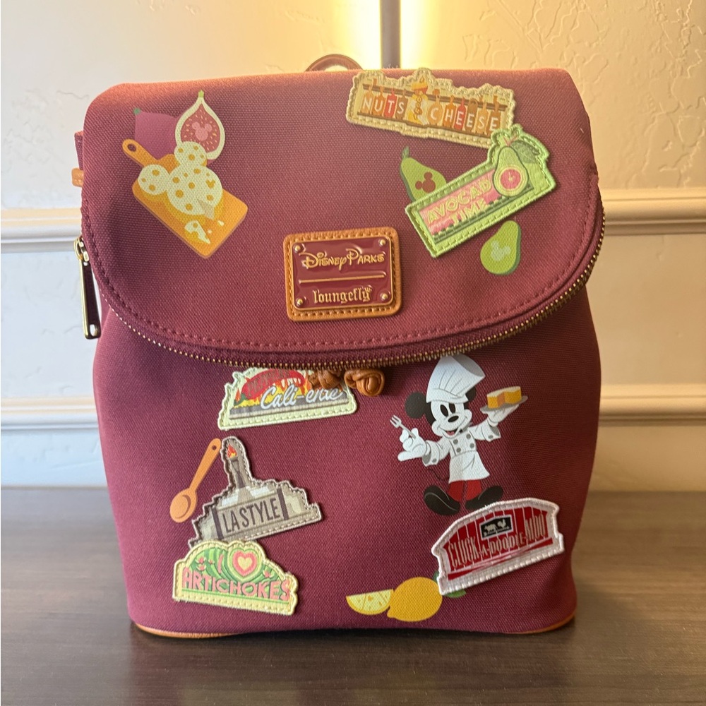 Disney California food & wine Loungefly backpack